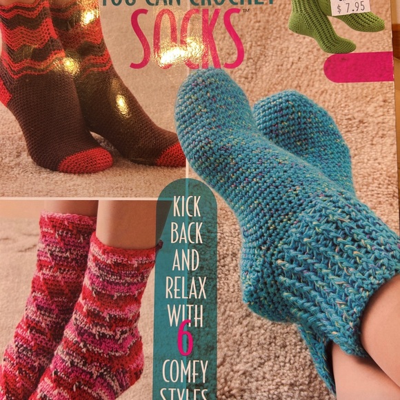 Crochet Socks Book - Vibrant Designs - Picture 2 of 5